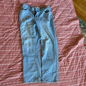 Hollister Light Blue High-Rise Denim